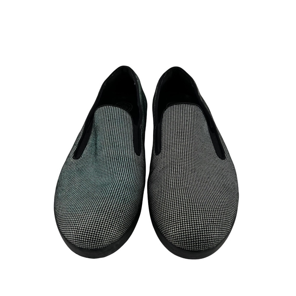 Fitflop Black Superskate Houndstooth Slip-On Loafers Size 7.5 Women’s